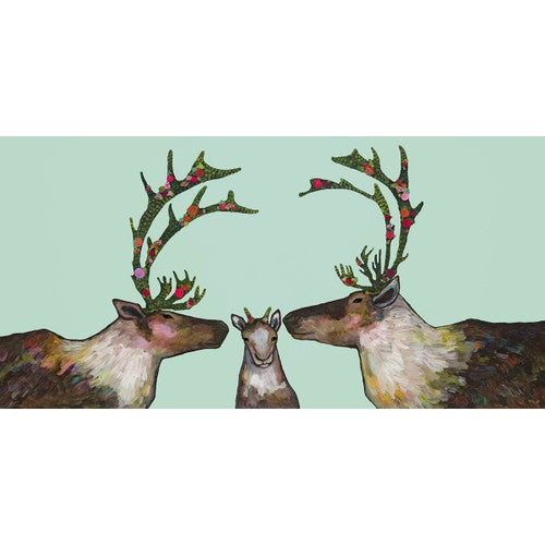 Caribou Blossoms Canvas Print