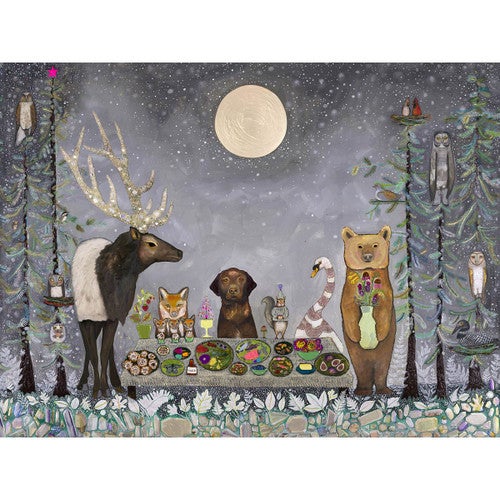 Moonlit Feast Canvas Print