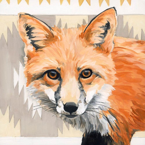 Fiery Southwest Fox Canvas Print