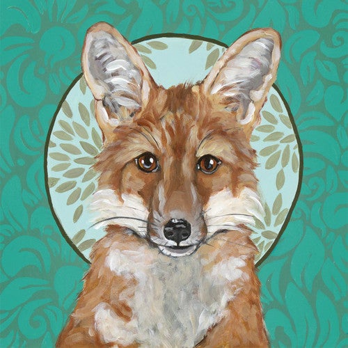 Captivating Fox Canvas Print
