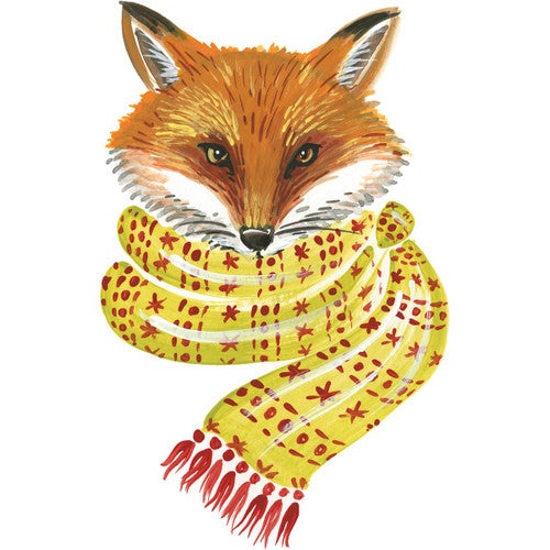 Warm Winter Fox Canvas Print