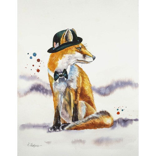 Dashing Fox Canvas Print