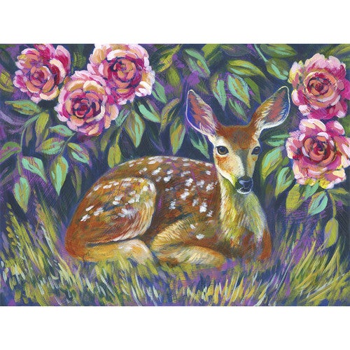 Daydreaming Deer Canvas Print