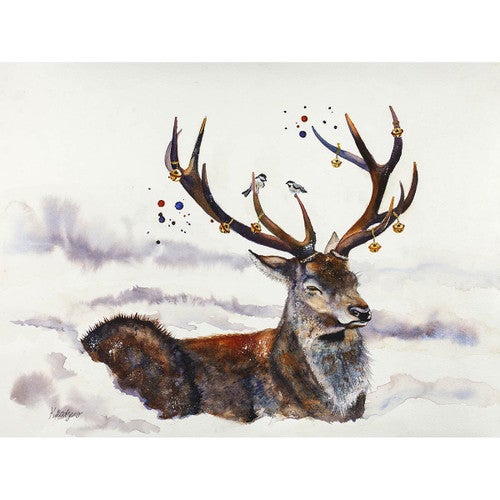 Bells & Birds on Buck Canvas Print