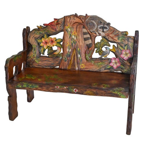 Woodsy Friends Bench