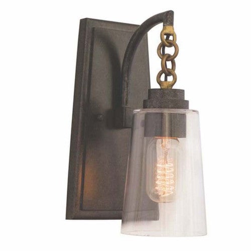 Brass Cylinder Wall Sconce