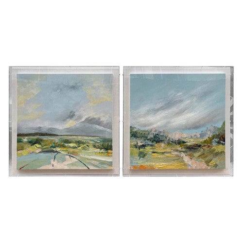 Blue Meadow Serenity Wall Art - Set of 2