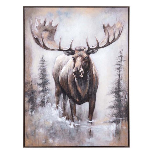 Face of the Moose Wall Art