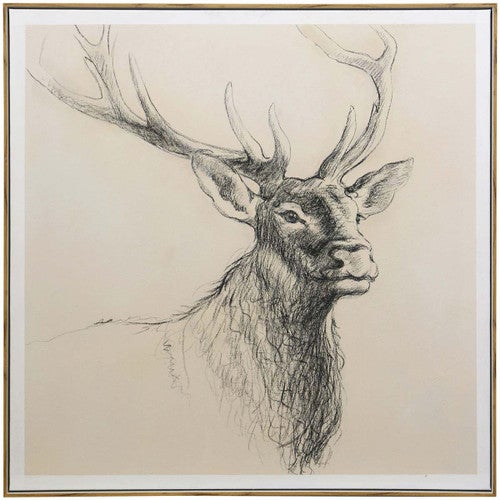 Woodland Oil Painted Wall Art