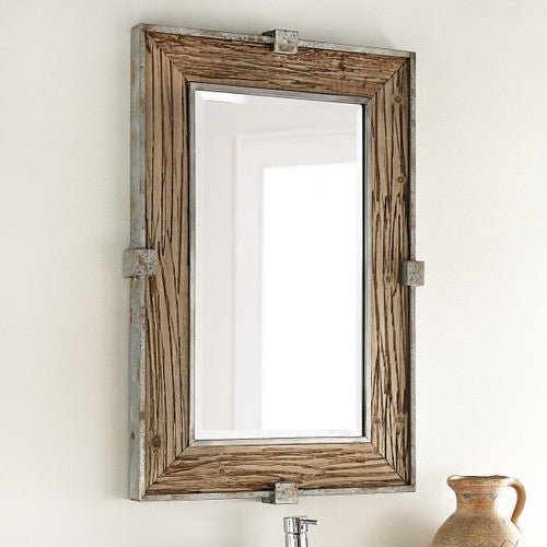 Weathered Ranch Wall Mirror