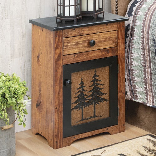 Pine Tree Woods Nightstand