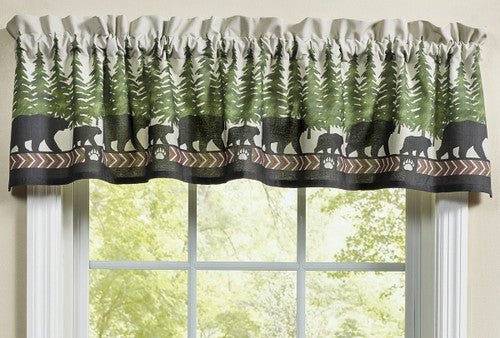 Wilderness Bear Path Valance