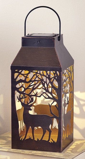 Deer Forest Solar Lantern