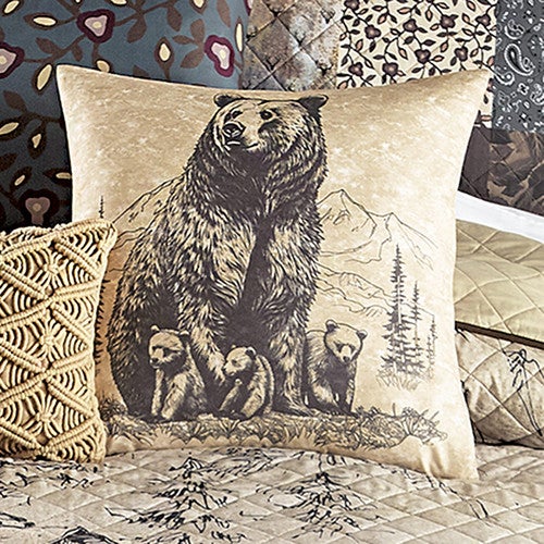 Bear Chalet Bear Pillow