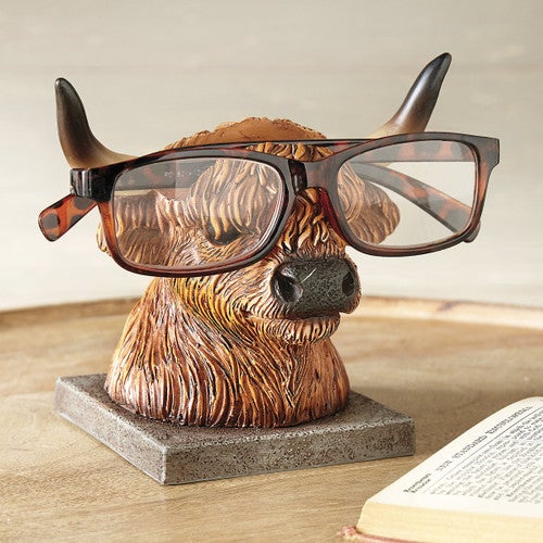Highlands Cow Eyeglass Holder