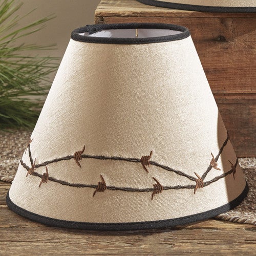 Western Barbed Wire Lampshade - 14 Inch