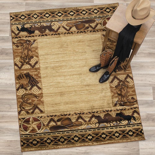 Western Ranch Rug - 5 x 7