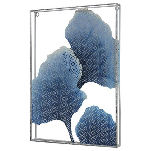 Blue Coral I Metal Wall Art - CLEARANCE