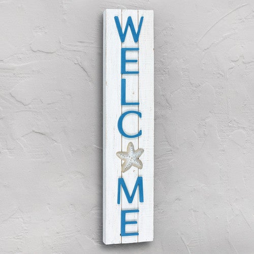 Welcome Coastal Sign - CLEARANCE