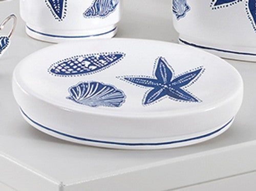 Azul Coastal Shells Soap Dish - CLEARANCE