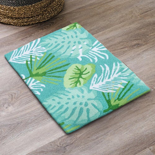 Tropical Flora Accent Rug - OVERSTOCK