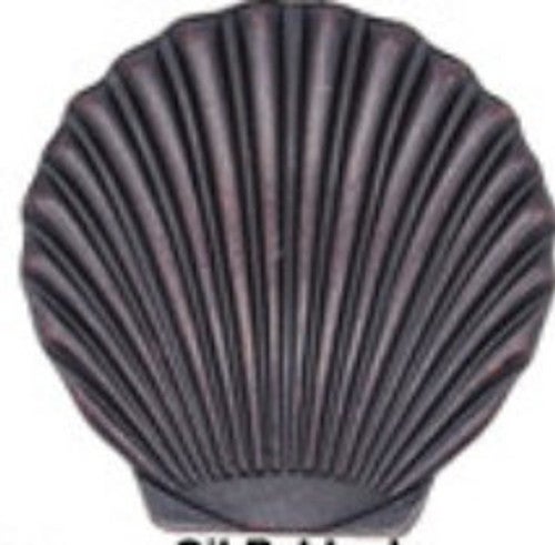Scallop Shell Knobs - Set of 2 - Oil Rubbed Bronze - OVERSTOCK