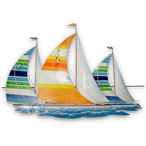 Tropical Regatta Wall Art - OVERSTOCK