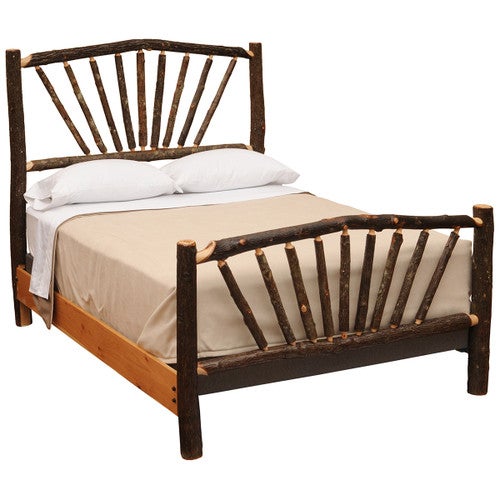 Hickory Sunburst Complete Bed - King