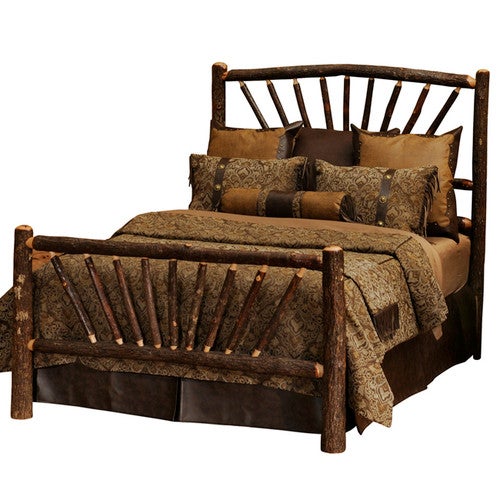 Hickory Sunburst Complete Bed - Full