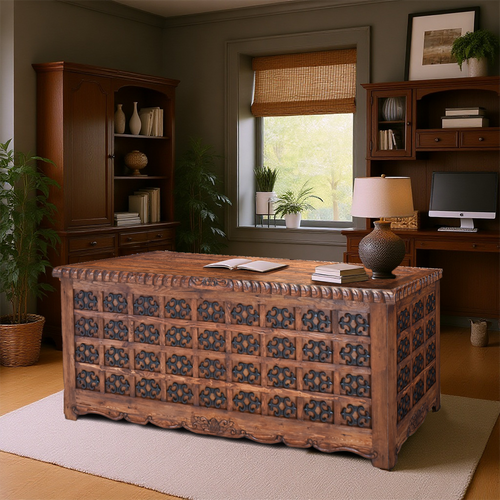 Timber Trail Carved Desk