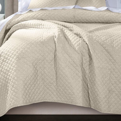 Bismarck Tan Coverlet Set - Queen
