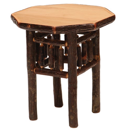 Hickory Octagon Nightstand