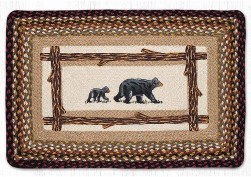 Bear Family Braided Rug Collection