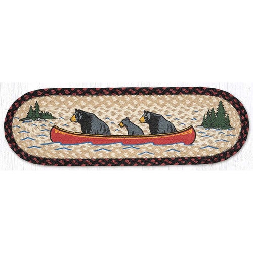 Canoeing Bears Stair Treads - Set of 2