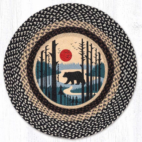 Dream Bear Skies Round Rug