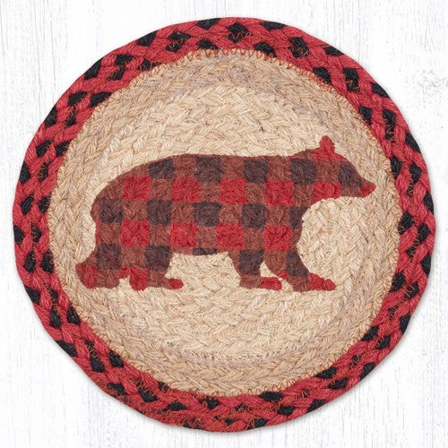 Wandering Bear Plaid Trivets - Set of 3