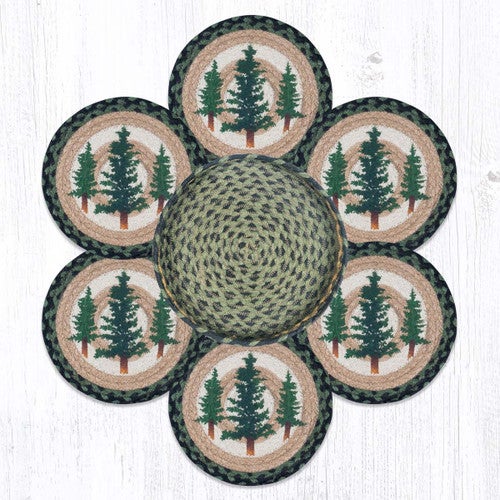 Forest Pines Trivets & Basket Set