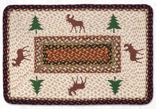 North Woods Sighting Rectangular Patch Rug