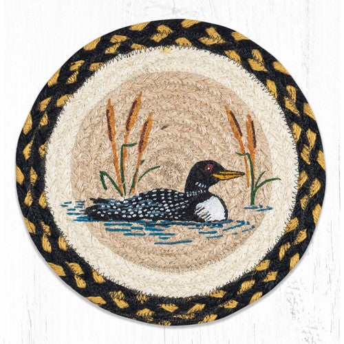 Northern Loon Round Trivets - Set of 3