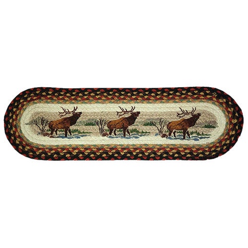 Bugling Elk Oval Stair Treads - Set of 2