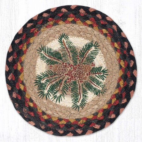Pine Brush Trivets - Set of 3