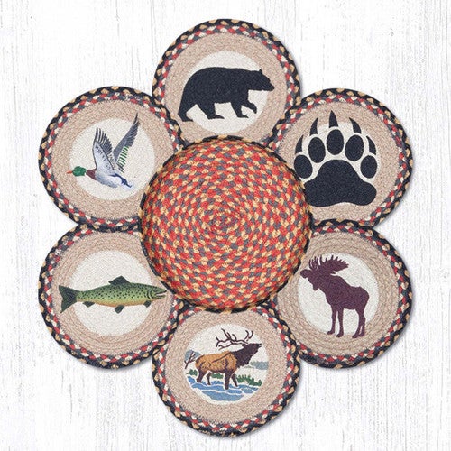 Wild Critters Trivets & Basket Set