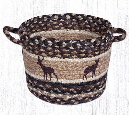 Rustic Deer Utility Basket - Small