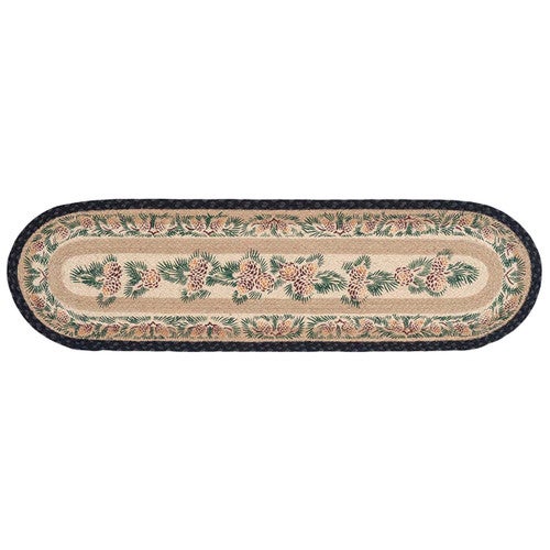 Pine Bough Jute Table Runner