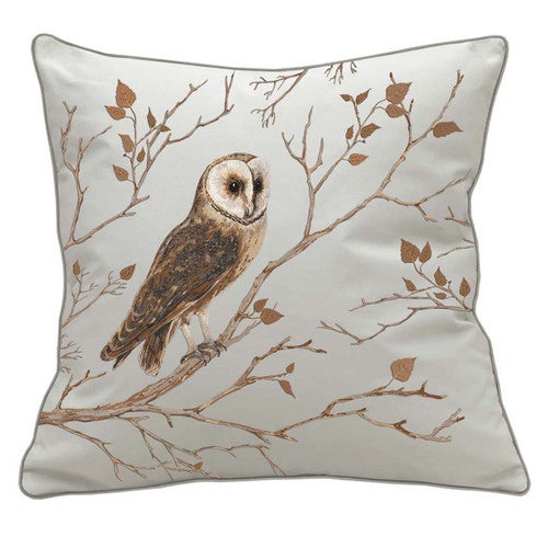 Owl Perch Indoor/Outdoor Pillow