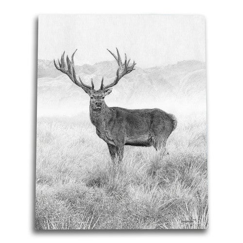 Red Stag Canvas Wall Art