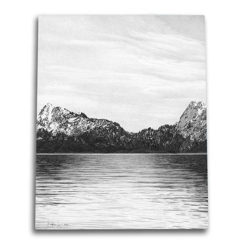 Tranquility Lake Canvas Wall Art