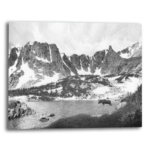 Moose Lake Canvas Wall Art