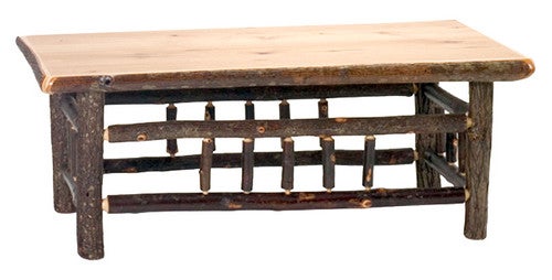 Hickory Open Coffee Table - 24 x 60