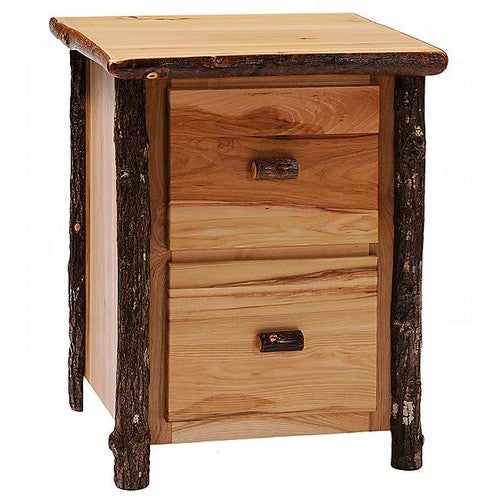 Hickory 2 Drawer File Cabinet